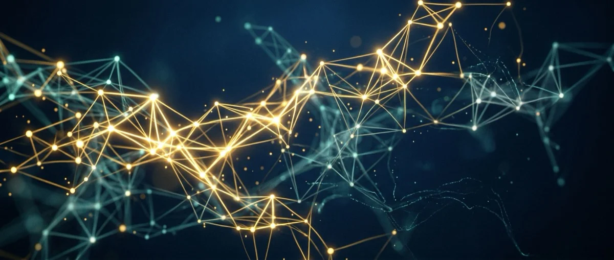 Réseau de mémoire — connexions qui s'allument et s'éteignent